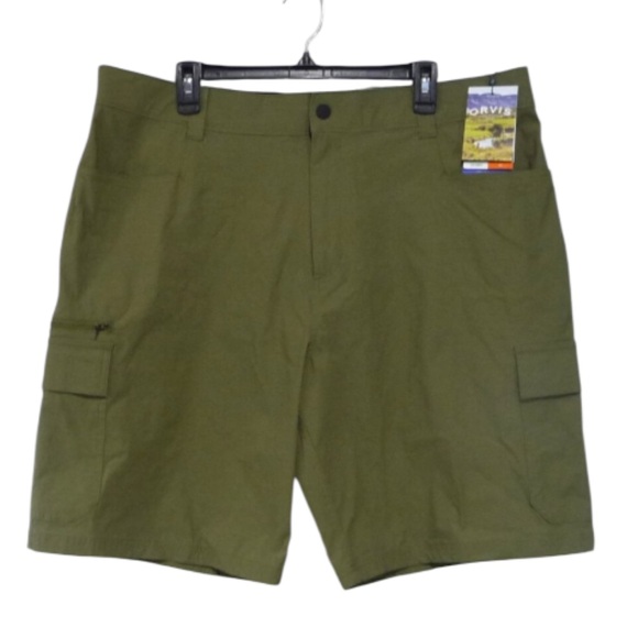 Orvis Other - Orvis Men's Cargo Shorts with Belt Olive Green Size 36 Last Piece New with Tags